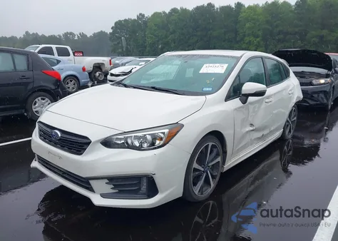 2021 Subaru Impreza Sport 5-Door из США, поврежденный, VIN 4S3GTAM6XM3713986